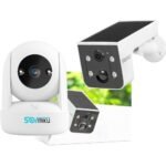 Vicohome Best 2K Solar Camera and AI Tracking Security Camera for Home,No NVR Needed,Battery Powered,Easy to Setup,Motion Detection,Two Way Audio,Color Night Vision,SD Slot180 Days Exchange Policy