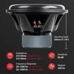 Audiopipe 12" Quad Stack Composite Cone Subwoofer (TXX-BDC-IV-12), Superior Performance, 2200W, 4 Magnets, BASV Voice Coil, Aluminum Basket, Multi-Connect, Non-Press Paper Cone, 2 x 4 Ohms - Image 4