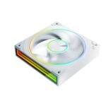 ICOLER Transwarp 120mm RGB Reverse Fan, Infinity Mirror 5V ARGB PWM Case Fan 120mm Triple Pack，Suitable for Computer Case & CPU Cooling(White) - Image 2