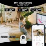 Vicohome 2K AI Tracking Security Camera for Home,5GHz Wi-Fi, Pet Indoor Camera, Baby Monitor,360° View Pan/Tilt Cam,Two Way Audio,Night Vision,Easy to Setup,Audible Alarm,180 Days Exchange Policy - Image 12
