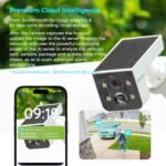 Vicohome Best 2K Solar Camera and AI Tracking Security Camera for Home,No NVR Needed,Battery Powered,Easy to Setup,Motion Detection,Two Way Audio,Color Night Vision,SD Slot180 Days Exchange Policy - Image 5