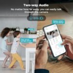 Vicohome 2K AI Tracking Security Camera for Home,5GHz Wi-Fi, Pet Indoor Camera, Baby Monitor,360° View Pan/Tilt Cam,Two Way Audio,Night Vision,Easy to Setup,Audible Alarm,180 Days Exchange Policy - Image 10