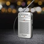 Panasonic RF-P50d Pocket AM/FM Radio Silver RF-P50D - Image 2