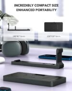 LCGENS Headphone Stand Headset Holder with Wireless Charger, 2 Type USB C Port, 4 in 1 Fast Wireless Charging Station Dock for Apple Watch, AirPods Pro/2, iPhone 13/12/11 Series and All Headphones Size, (A14) - Image 7