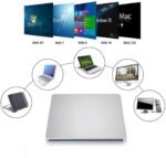 VikTck USB-C Superdrive External DVD/CD Drive for Laptop,USB3.0/Type-C CD/DVD Burner External DVD Drive Portable DVD Player for Laptop Desktop PC Apple Mac Windows 11/10/8/7/XP Linux OS - Image 4