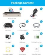 ZOSI 3K Lite Security Camera System with AI Human Vehicle Detection,H.265+ 8CH HD TVI Video DVR Recorder with 4X HD 1920TVL 1080P Indoor Outdoor Weatherproof CCTV Cameras,Remote Access,1TB Hard Drive - Image 9