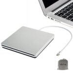 VikTck USB-C Superdrive External DVD/CD Drive for Laptop,USB3.0/Type-C CD/DVD Burner External DVD Drive Portable DVD Player for Laptop Desktop PC Apple Mac Windows 11/10/8/7/XP Linux OS