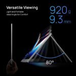 ARZOPA 17.3" Portable Monitor Gray, 1080P FHD 103% sRGB IPS Gaming Monitor Laptop Monitor with Built-in Kickstand HDMI USB C External Screen for PC Mac Phone Xbox PS5 - Z1C Plus - Image 4