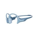 mojawa HaptiFit Terra Advanced Smart Sports Wearable, Open Ear Bluetooth Bone Conduction Headphones with Mic and 32GB MP3, Waterproof Wireless Earphones for Workouts, Swimming and Running, Blue