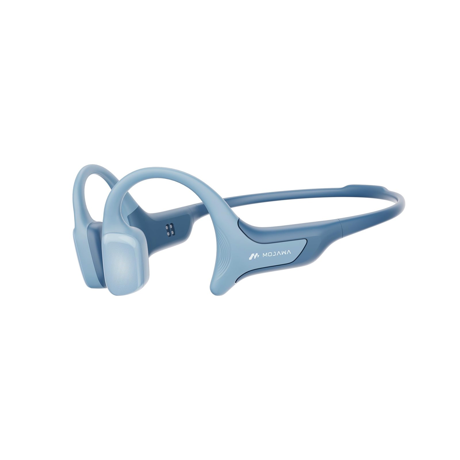 617DF19D97L.jpg mojawa HaptiFit Terra Advanced Smart Sports Wearable, Open Ear Bluetooth Bone Conduction Headphones with Mic and 32GB MP3, Waterproof Wireless Earphones for Workouts, Swimming and Running, Blue - Image 1