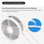 DAYBETTER Led Strip Lights Waterproof, 32.8ft(2 Rolls of 16.4ft) Led Tape Lights Color Changing 300 LEDs Light Strips Kit with 44 Keys Ir Remote Controller and 12v Power Supply for Indoor Outdoor Use - Image 2