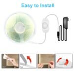 DAYBETTER COB LED Strip, 16.4 ft White LED Strip Lights, Dimmable LED Light Strip 6500K Bright Daylight White, 24V, 1600LEDs, 2835 Flexible LED Tape Light for TV, Bedroom, Kitchen Cabinet, Closet - Image 7