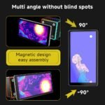 Jungle Leopard PF 360 CPU Water AIO Cooler Liquid Cooling|5.5-inch LCD Magnetic Screen|360mm ARGB Infinity Mirror 2000RPM PWM Fan|Lower Noise |for Intel LGA1851/1700/1200/115X AMD AM4/AM5 (Black) - Image 4