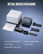 GMKtec M5 Plus Gaming Mini PC Ryzen 7 5825U (Upgraded 7430U/ 5700U), 32GB RAM 1TB SSD Dual NIC LAN 2.5GbE Desktop Computers Office Home, Triple 4K Display, WiFi 6E, USB3.2, USB-C, BT 5.2, DP, HDMI 2.0 - Image 8