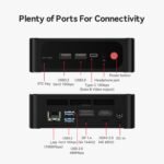 Beelink SER5 MAX Mini PC, AMD Ryzen 7 6800H(6nm, 8C/16T) up to 4.7GHz, Mini Computer 32GB LPDDR5 RAM 500GB NVME SSD, Micro PC 4K@60Hz Triple Display, Mini Gaming Computer WiFi6/BT5.2/HTPC/W-11 Pro - Image 8