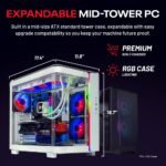 Skytech Gaming King 95 Desktop PC, Ryzen 7 9800X3D 4.7 GHz (5.2 GHz), NVIDIA RTX 5070 Ti 16GB, 1TB Gen4 NVMe SSD, 32GB DDR5 RAM 5600 RGB, 850W Gold ATX 3 PSU, 360mm ARGB AIO, Wi-Fi, Win 11 - Image 6