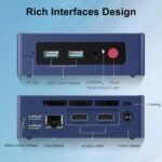 Beelink Mini S13 Mini PC,13th Intel Twin Lake-N150 (up to 3.6GHz, Upgraded N100), 16GB DDR4 500GB M.2 SSD, Mini Desktop Computer Support 4K Dual Display/USB 3.2/WiFi 6/BT 5.2 for HTPC/Office/Business - Image 7