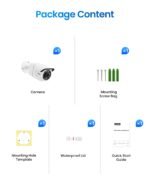 ZOSI 4K PoE Add on Security Camera with One-Way Audio,8MP Weatherproof Indoor Outdoor Bullet IP Camera,Night Vision,Person Vehicle Detection (Compatible Only with Same Brand 4K PoE NVRs) - Image 9