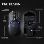 INPHIC IN10P Superlight Wireless Gaming Mouse, 60g, 8K Polling Rate, 26,000 DPI, Tri-Mode, PAW3395 Sensor, Fully Programmable - Image 9