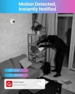 ZOSI 8CH 4K PoE Security Camera System with 2TB Hard Drive,4pcs 3K 5MP Outdoor Indoor PoE IP Dome Cameras,Night Vision,Motion Alert,Remote Access,8 Ports 16CH 8MP NVR Recorder for Home 24/7 Recording - Image 3