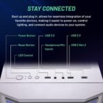 Skytech Gaming Archangel Desktop PC, Ryzen 7 5700 3.7 GHz (4.6GHz), AMD RX 9060XT 8GB, 1TB NVMe SSD, 32GB DDR4 RAM 3200, 650W Gold PSU, Wi-Fi, Win 11 - Image 7