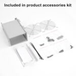 AUDHEID 8-Bay NAS Chassis[2023 New], Computer Network Attached Storage, Support 8 * 3.5" HDD+2 * 2.5" SSD Tray, Compatible MATX/uATX/ITX, Personal Private Cloud(Diskless) (White) - Image 6