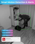 ZOSI 3K Lite Security Camera System with 1TB Hard Drive,AI Human/Vehicle Detection,Night Vision,H.265+ 8Channel HD TVI DVR Recorder,4pcs 1080P HD 1920TVL Indoor Outdoor Surveillance CCTV Dome Cameras - Image 3