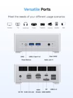 MINISFORUM UM880 Plus Mini PC AMD Ryzen 7 8845HS(8C/16T, up to 5.1GHz), 32GB DDR5 1TB PCIe4.0 SSD, HDMI+DP+USB4 Triple Outputs, OCuLink Port, 2.5G LAN, 5x USB Port, Radeon 780M Graphics Micro Computer - Image 8