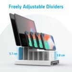 Unitek Adjustable Universal Multi Device Organizer Dock Stand Holder Compatible for iPhone, iPad, Kindle, Fire Tablet, Samsung Galaxy, Google Nexus, Pixel, All Electronic Devices-No Charging Port - Image 5