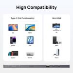 ARZOPA Portable Monitor 15.6'' FHD 1080P - Ultra-Slim Portable Laptop Monitor with Kickstand - IPS Display for PC, MAC, Phone, Xbox, PS5 - USB C & HDMI Connectivity - A1 Gray - Image 3
