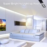 DAYBETTER COB LED Strip, 16.4 ft White LED Strip Lights, Dimmable LED Light Strip 6500K Bright Daylight White, 24V, 1600LEDs, 2835 Flexible LED Tape Light for TV, Bedroom, Kitchen Cabinet, Closet - Image 2