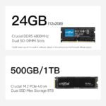 Beelink EQR6 Ai Mini PC, AMD Ryzen 7 6800H(8C/16T, Up to 4.7GHz), Copilot Mini Computer 32G LPDDR5 RAM 1TB NVMe SSD, Built-in Power Supply 4K@60Hz Dual Display HDMI2.1/WiFi6/BT5.2/1000Mbps - Image 3