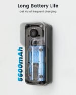 ieGeek 2K Doorbell Camera Wireless No Subscription with Adjustable Doorbell Angle Mount, Video Doorbell with Chime, PIR Motion Detection, 2 Way Audio, Voice Changer, 2.4Ghz WiFi, Works with Alexa - Image 8