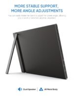 ARZOPA Portable Monitor & Sleeve, 14.0'' 1080P FHD Laptop Monitor & Portable Monitor PU Sleeve Bag Combination - Image 7