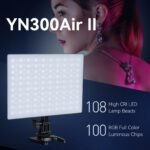 YONGNUO YN300 Air II YN300Air II LED Video Light Panel RGB Full Range Photography Bi-Color 3200K-5600K for Canon Nikon Pentax Olympus Samsung - Image 2
