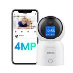 ZOSI 4MP Smart WiFi Security Camera,360° Pan/Tilt, 2-Way Video Calling, Human Detection, Night Vision,Plug in 2.4G/5G Dual-Band Home Cam, Cloud/Memory Card Storage, Indoor Elderly/Baby/Pet Monitor