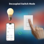 Aqara Smart Light Switch H2 (2-in-1 Neutral, 2 Buttons, 1 Channel), Thread/Zigbee Protocol, Wall Switch for Smart Home, Supports Apple Home, Google, Alexa, Matter Over Thread - Image 5