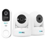 Vicohome Indoor Camera and Battery Video Doorbell Home Security Camera Wireless, Audible Alarm, Easy to Setup, Human Detection,Two Way Audio, 5GHz Wi-Fi, No SD Slot, 180 Days Exchange Policy