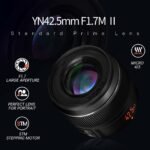 YONGNUO YN433 II 4K Live Streaming Camera w/ 42.5mm F1.7 II Lens, Interchangeable M43 Micro Four Thirds Lens, Support Android System, for Panasonic LUMIX Professional Camera Lens - Image 7