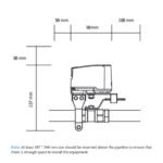 Aqara Smart Valve Controller T1,Matter Over Bridge,Requires Aqara Zigbee 3.0 Hub, Combined with Water Leak Detectors for Home, Supports App Remote Control Shutoff, Supports HomeKit, Alexa, Google - Image 2