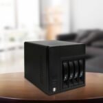 AUDHEID Mini-ITX NAS PC K3 Chassis, 4 Bay DIY Computer Case, Compatible with PSU Flex&MB ITX, 4 x 2.5/3.5" Tray, Network Attached Storage Enclosure with 2 Front USB Ports and 1x12cm Back Chassis Fan - Image 7
