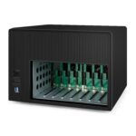 AUDHEID K7 8 Bay NAS Case, Computer Enclosures Compatible Micro-ATX Mini-ITX Motherboard, 3 x Fans, 8 x 2.5/3.5" Tray, Network Attached Storage Server for Home(Diskless) - Image 3