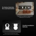 Aqara 2K Indoor Security Camera E1, Pan & Tilt, HomeKit Secure Video Indoor Camera, Two-Way Audio, Night Vision, Person Tracking, Wi-Fi 6, Plug-in Cam Supports HomeKit, Alexa and IFTTT - Image 7