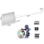 VikTck USB-C Superdrive External DVD/CD Reader and DVD/CD Burner for Apple-MacBook Air/Pro/iMac/Mini/MacBook Pro/ASUS/ASUS/DELL Latitude with USB-C Port Plug and Play(Silver) - Image 5