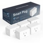 DAYBETTER Smart Plug Mini 15A, Smart Home WiFi Outlet Compatible with Alexa & Google Home, App Remote Control & Timer Function, No Hub Required, 2.4GHz WiFi Only, ETL&FCC Certified，White, （5-Pack)
