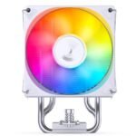 JONSBO CR1400 EVO ARGB White CPU Cooler,ARGB Mute Series air Cooling, CPU Fan Height 130mm,92mm Fan Mini CPU Cooler,4 Copper Heat Pipes Air heatsink Tower Radiator, for AM5/AM4 Intel LGA1851/1700 - Image 4