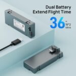 Ameta Drones with Camera for Adults 4k UHD, S20 Lite Brushless Motor FPV Foldable RC Drones for Adults Kids Beginners with 36 Mins Long Flight, Altitude Hold, Headless Mode, Circle Fly, 360° Flips, Cool Toys Gifts for Men Boys(Under 249G) - Image 3