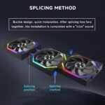 Jungle Leopard Galaxy 120mm PC Case Fan - Image 5