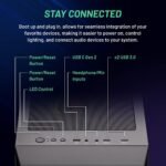 Skytech Gaming Nebula Gaming PC, Intel i5 14400F 2.5GHz, NVIDIA RTX 5060, 1TB NVMe SSD, 16GB DDR5 RAM 6000, 650W Gold PSU, Wi-Fi, Win 11, Desktop - Image 8