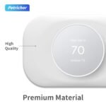 Petrichor Nest Thermostat Trim Kit - Compatible with Google Nest Thermostat 2020, Easy to Install - Snow - Image 5
